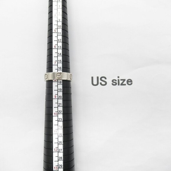 CARTIER 18k White Gold Love Ring - Picture 6 of 7